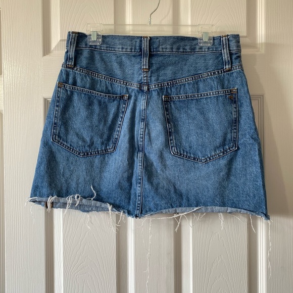 Madewell Rigid Denium A-line Denim Jean Skirt - Picture 5 of 9